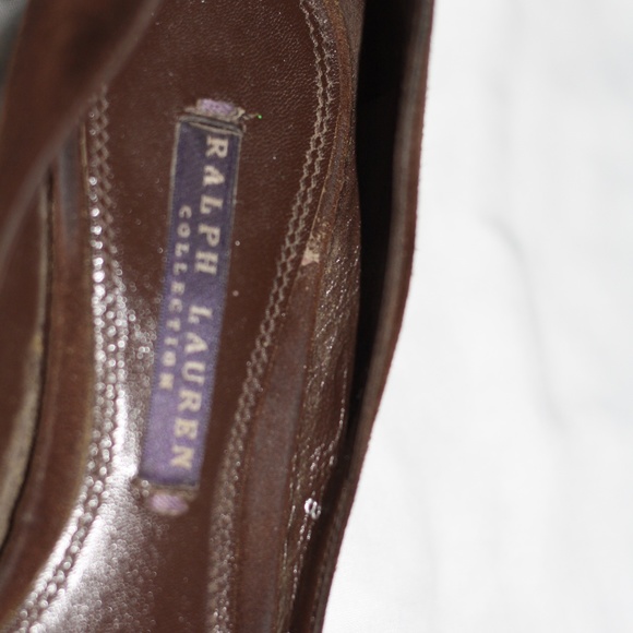 Ralph Lauren Brown Flat - Picture 4 of 5